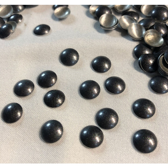 Hot Stamping DIY Accessories for Half Headstud Fashion Black Imported Hot Drawing & Hot Drilling with Loose Rhinestones